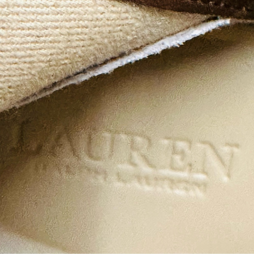 RALPH Lauren Distressed Brown Tall Leather Riding Boots - Picture 11 of 14